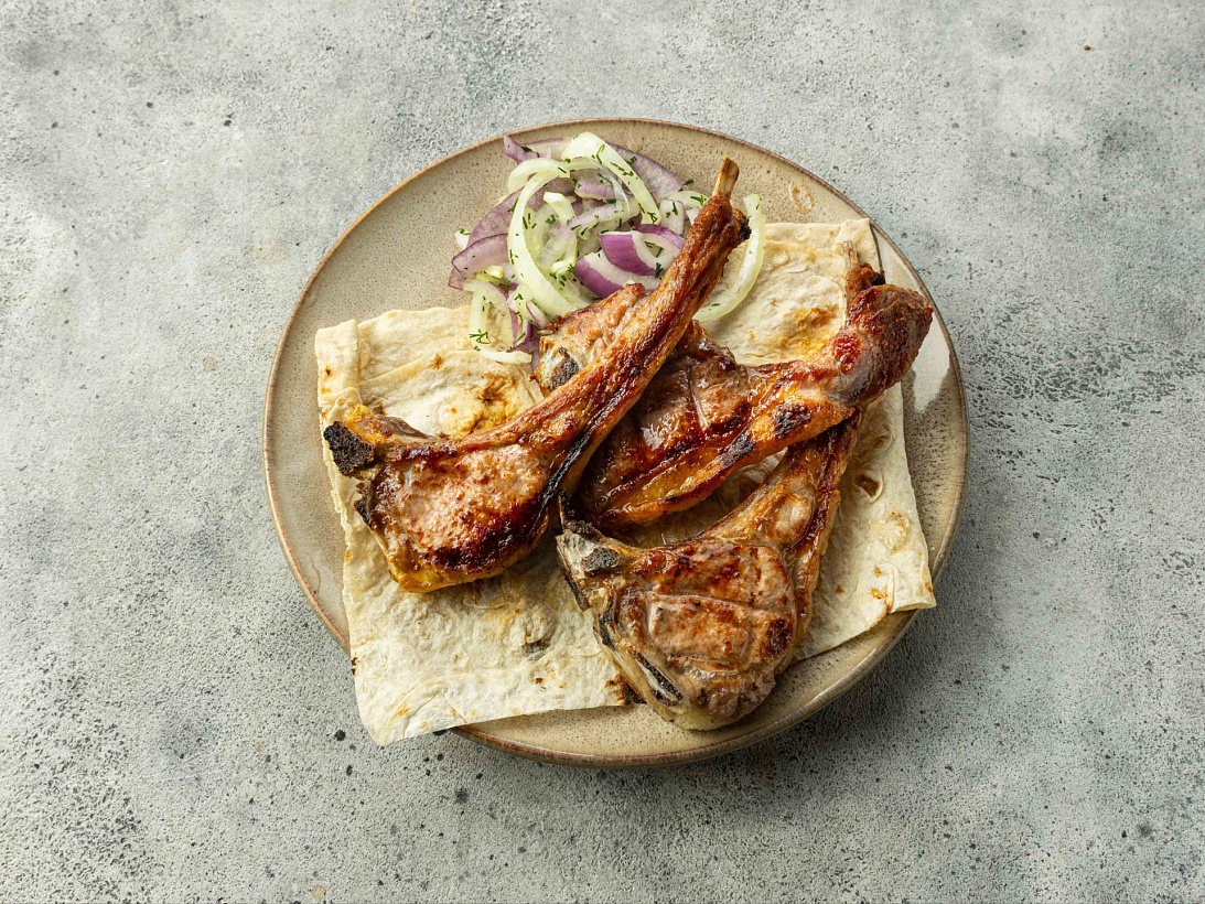 Шашлык из бараньей корейки