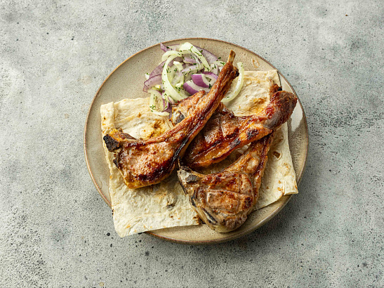 Шашлык из бараньей корейки