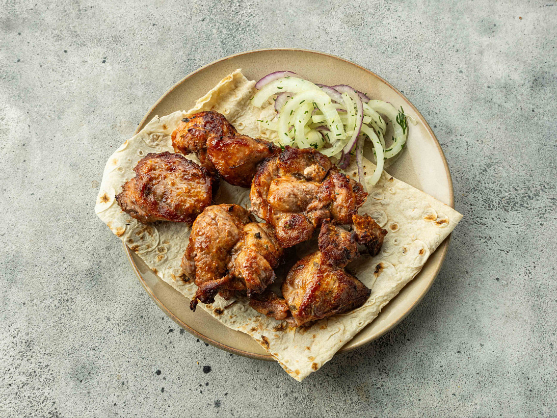 Шашлык из cвинoй шейки