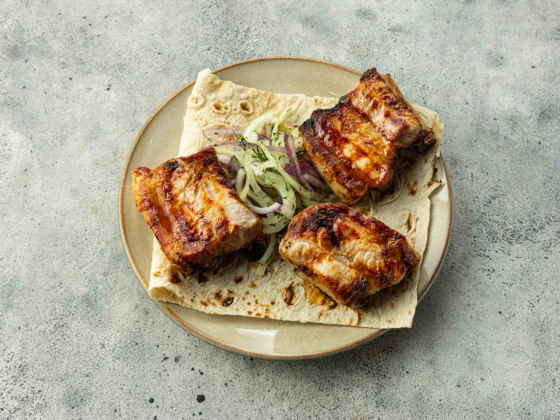 Шашлык из свиных рёбрышек