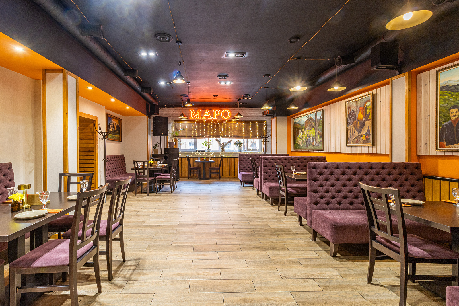 Интерьер кафе МарО
