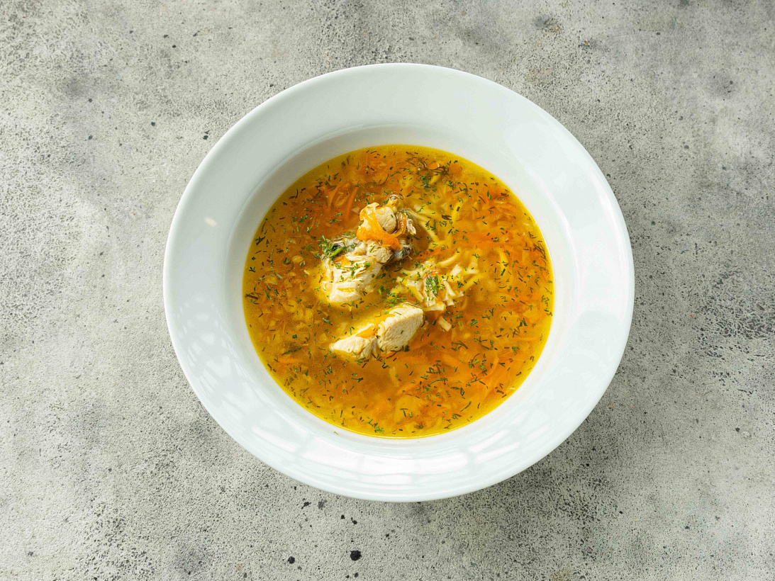 Домашний куриный суп